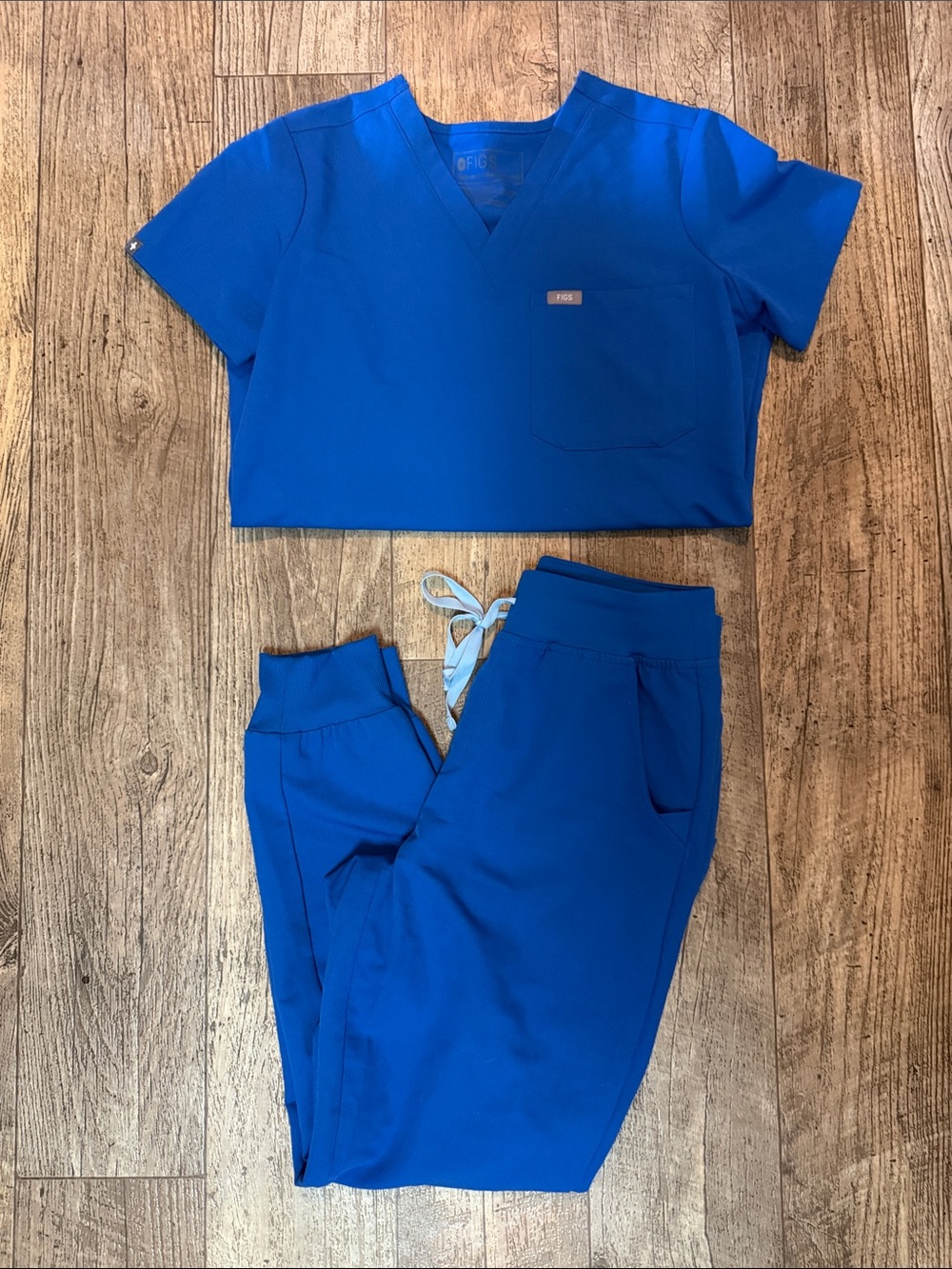 Figs Royal Blue Two Piece Set